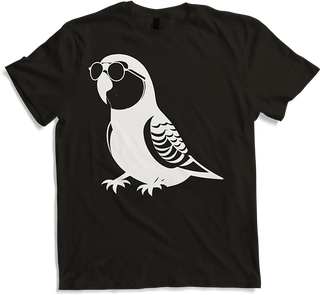 Produktbild von T-Shirt Lustiger Vogel mit Sonnenbrille Cool Bourke's Sittich