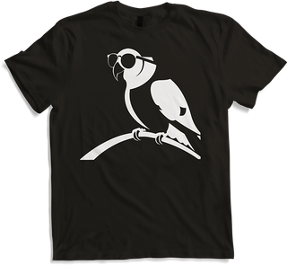 Produktbild von T-Shirt Lustiger Vogel mit Sonnenbrille Cool Bourke's Sittich