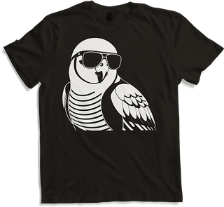 Produktbild von T-Shirt Lustiger Vogel mit Sonnenbrille Cool Bourke's Sittich
