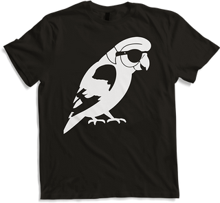 Produktbild von T-Shirt Lustiger Vogel mit Sonnenbrille Cool Bourke's Sittich