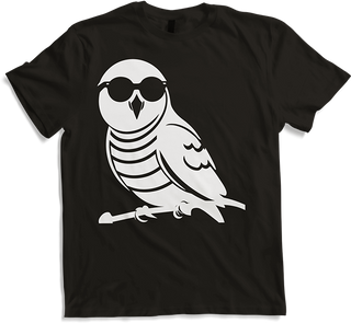 Produktbild von T-Shirt Lustiger Vogel mit Sonnenbrille Cool Bourke's Sittich