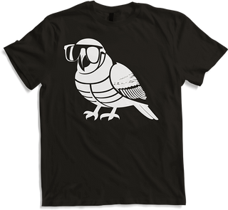 Produktbild von T-Shirt Lustiger Vogel mit Sonnenbrille Cool Bourke's Sittich