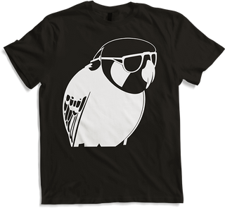 Produktbild von T-Shirt Lustiger Vogel mit Sonnenbrille Cool Bourke's Sittich
