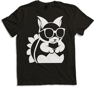 Produktbild von T-Shirt Lustiges Eichhörnchen mit Sonnenbrille, Eichhörnchen