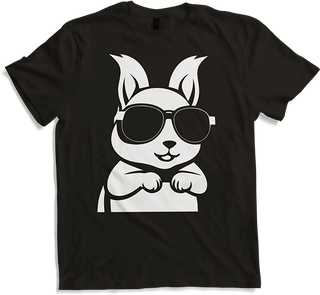 Produktbild von T-Shirt Lustiges Eichhörnchen mit Sonnenbrille, Eichhörnchen