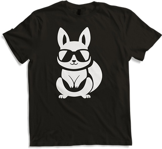 Produktbild von T-Shirt Lustiges Eichhörnchen mit Sonnenbrille, Eichhörnchen