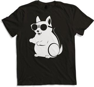 Produktbild von T-Shirt Lustiges Eichhörnchen mit Sonnenbrille, Eichhörnchen