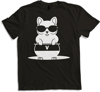 Produktbild von T-Shirt Lustiges Eichhörnchen mit Sonnenbrille, Eichhörnchen