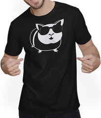 Produktbild von T-Shirt mit Mann Lustiges Meerschweinchen mit Sonnenbrille Meerschweinchen