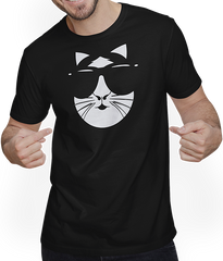 Produktbild von T-Shirt mit Mann Lustiges Meerschweinchen mit Sonnenbrille Meerschweinchen