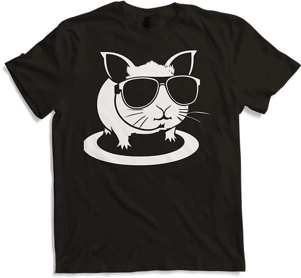 Produktbild von T-Shirt Lustiges Meerschweinchen mit Sonnenbrille Meerschweinchen