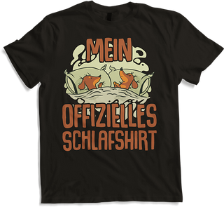 Produktbild von T-Shirt Mein Offizielles Schlafshirt | Dackel Hunde Spruch Teckel