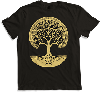 Produktbild von T-Shirt Monoline Eleganter, von der Natur inspirierter, aufwändiger Majestätischer Baum