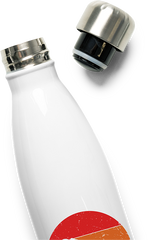 Produktbild vom Oberteil der Thermoflasche Mops Vintage Sonne | Retro Sonnenuntergang Hunde Silhouette