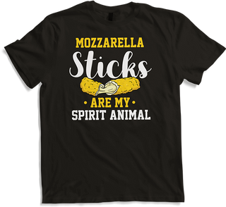 Produktbild von T-Shirt Mozzarella Sticks Are My Spirit Animal Lustiger Käse Spruch