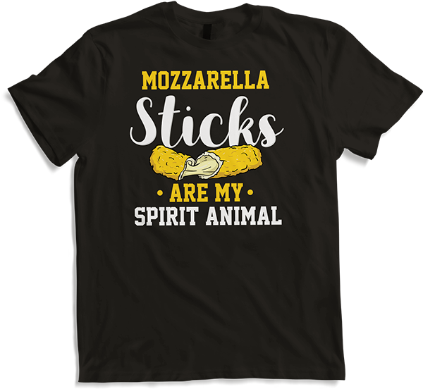 Produktbild von T-Shirt Mozzarella Sticks Are My Spirit Animal Lustiger Käse Spruch