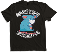Produktbild von T-Shirt My Rat Thinks You're Gross Too Pet Rat Wearing Gesichtsmaske