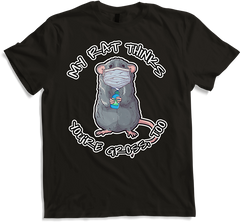 Produktbild von T-Shirt My Rat Thinks You're Gross Too Pet Rat Wearing Gesichtsmaske