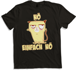 Produktbild von T-Shirt NÖ Katze | Lustiger Cooler Spruch | Für Jungs & Mädchen