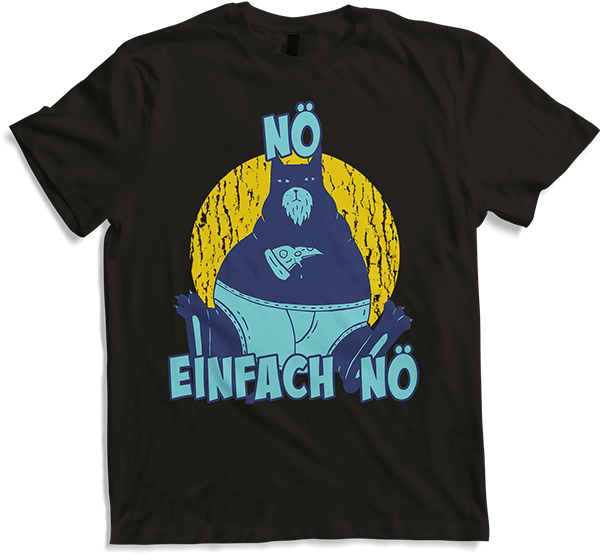 Produktbild von T-Shirt NÖ Katze | Lustiger Cooler Spruch | Für Jungs & Mädchen