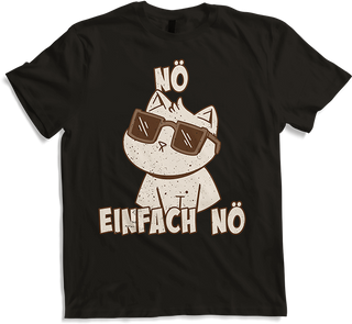 Produktbild von T-Shirt NÖ Katze | Lustiger Cooler Spruch | Für Jungs & Mädchen