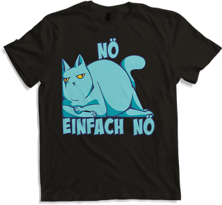 Produktbild von T-Shirt NÖ Katze | Lustiger Cooler Spruch | Für Jungs & Mädchen