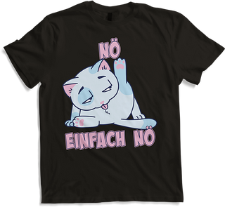 Produktbild von T-Shirt NÖ Katze | Lustiger Frecher Spruch | Für Jungs & Mädchen