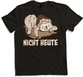Produktbild von T-Shirt Nicht Heute Faultier Lustiger Spruch für Mädchen & Jungs