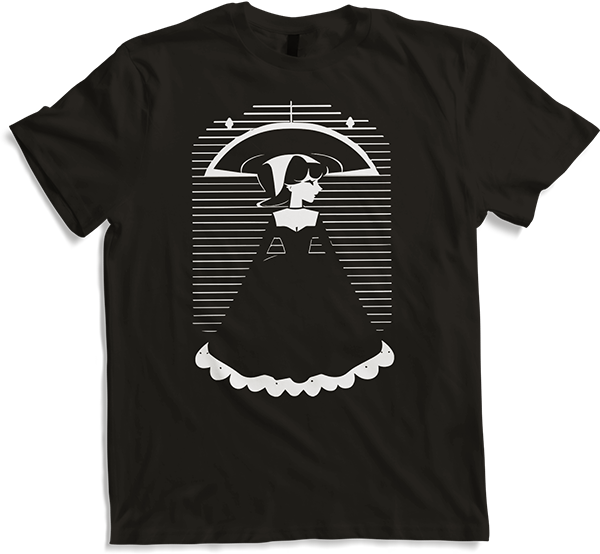 Produktbild von T-Shirt Niedlich Gothic Lolita Manga Märchen Anime Mädchen