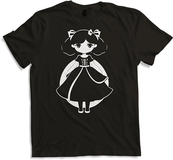 Produktbild von T-Shirt Niedlich Gothic Lolita Manga Märchen Anime Mädchen