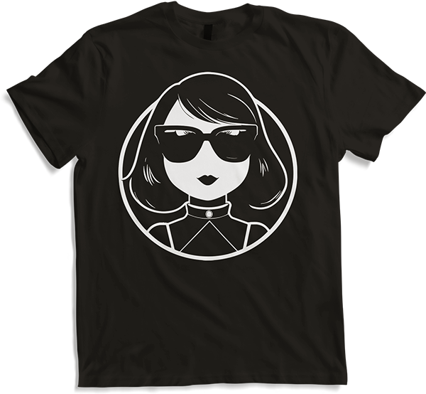 Produktbild von T-Shirt Niedliche Anime Mädchen Gothic Manga Märchen Sonnenbrille