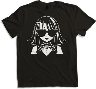 Produktbild von T-Shirt Niedliche Anime Mädchen Gothic Manga Märchen Sonnenbrille