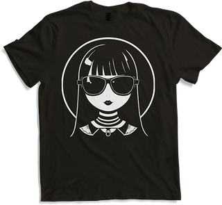 Produktbild von T-Shirt Niedliche Anime Mädchen Gothic Manga Märchen Sonnenbrille