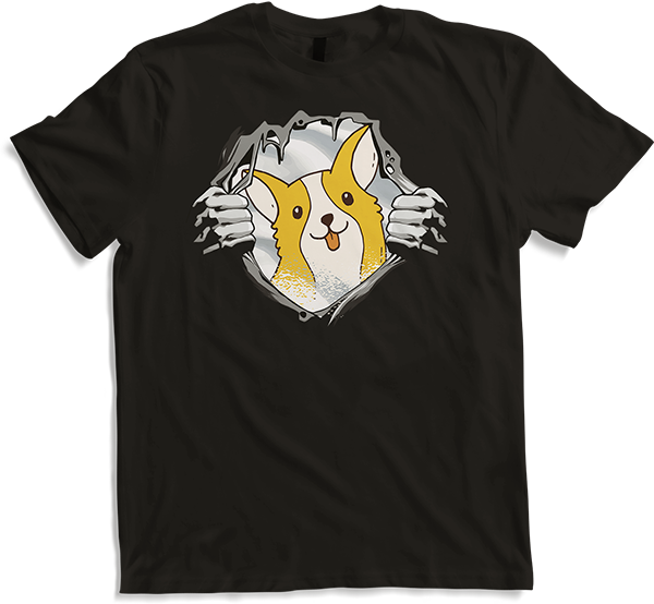 Produktbild von T-Shirt Niedliche Hunde-Corgis für Mädchen und Frauen Herz Corgi