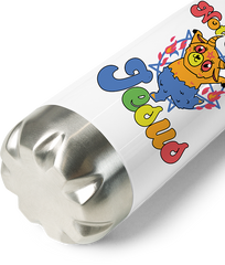 Produktbild vom Boden der Thermoflasche Not Today Jesus Witzig Baphomet tanzt Satan Teufel Einhorn