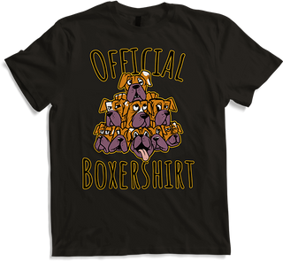 Produktbild von T-Shirt Official Boxershirt Deutscher Boxer Spruch Hunde Sprüche