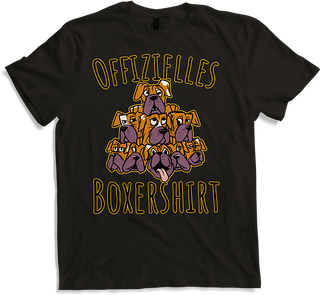 Produktbild von T-Shirt Offizielles Boxershirt Deutscher Boxer Spruch Hunde Sprüche