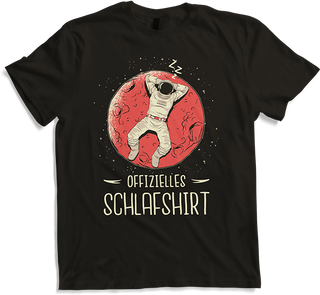 Produktbild von T-Shirt Offizielles Schlafshirt Astronaut auf Mond Astronomie Jungs