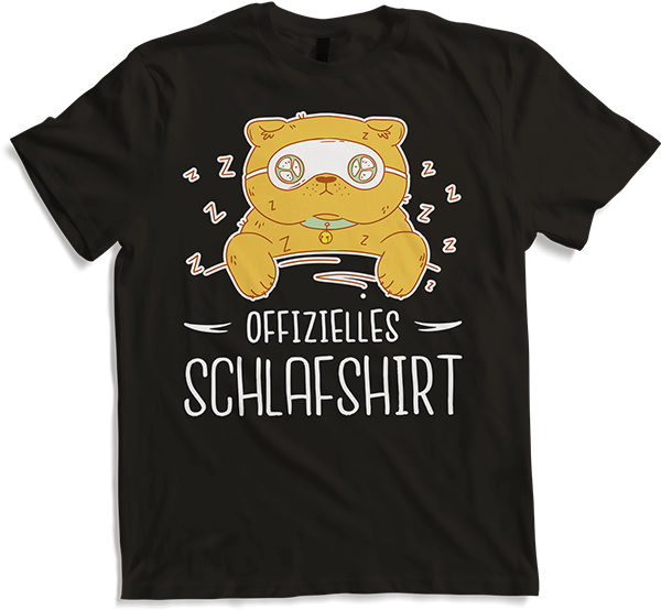 Produktbild von T-Shirt Offizielles Schlafshirt Pyjama Katzen Spruch Fenster Katze