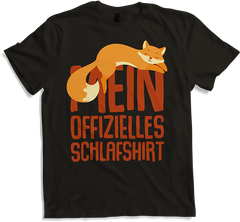 Produktbild von T-Shirt Offizielles Schlafshirt Schlafender Fuchs Lustige Sprüche