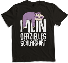 Produktbild von T-Shirt Offizielles Schlafshirt Schlafendes Faultier Lustige Sprüche