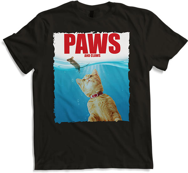 Produktbild von T-Shirt Paws & Claws Katzenliebhaber, sarkastisches Maus, Kätzchen