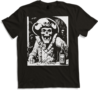 Produktbild von T-Shirt Piraten-Fan Totenkopf Piraten Totenköpfe Freibeuter Segeln Pirat