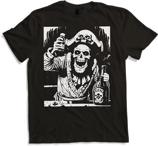 Produktbild von T-Shirt Piraten-Fan Totenkopf Piraten Totenköpfe Freibeuter Segeln Pirat
