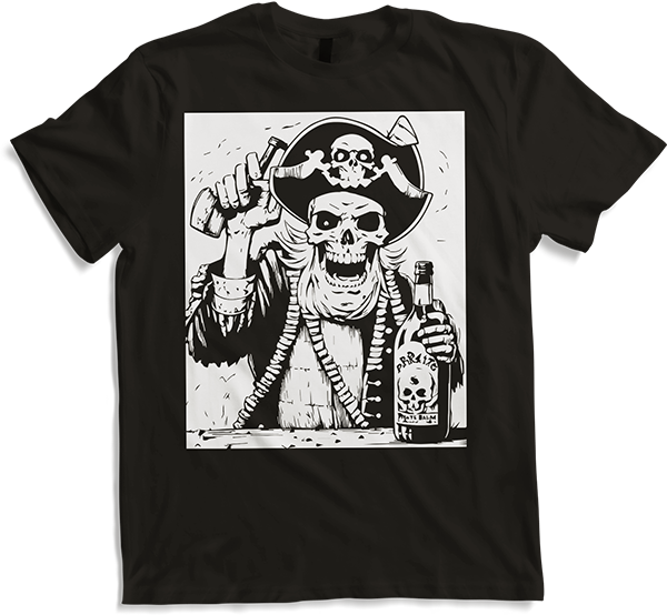 Produktbild von T-Shirt Piraten-Fan, Totenkopf, Piraten, Totenköpfe, Segelpirat
