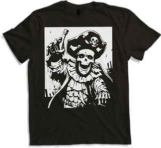 Produktbild von T-Shirt Piraten-Fan, Totenkopf, Piraten, Totenköpfe, Segelpirat