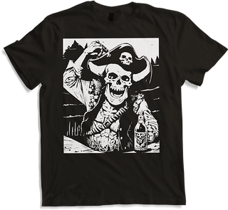 Produktbild von T-Shirt Piraten-Fan, Totenkopf, Piraten, Totenköpfe, Segelpirat