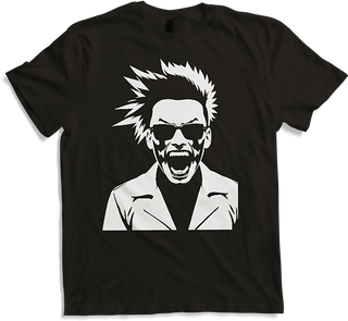 Produktbild von T-Shirt Schreiender Punkrocker mit mohican Anarchy Punk