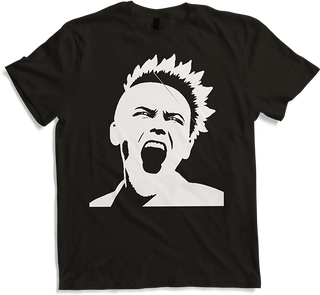 Produktbild von T-Shirt Schreiender Punkrocker mit mohican Anarchy Punk