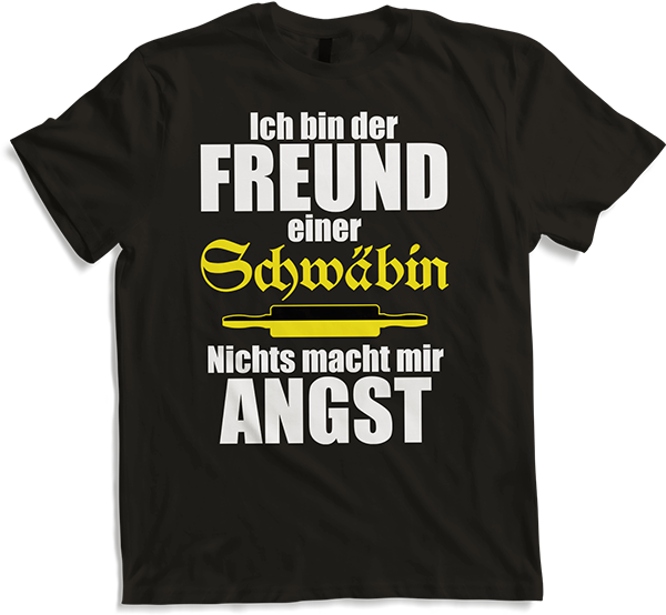 Produktbild von T-Shirt Schwaben Lustiger schwäbischer Spruch für verliebte Partner